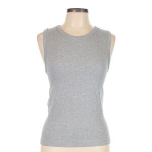 French Laundry Fitted Gray Tank Top